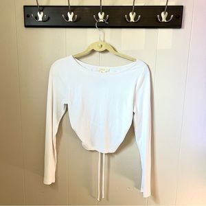 NWT Boutique Backless Tie Top